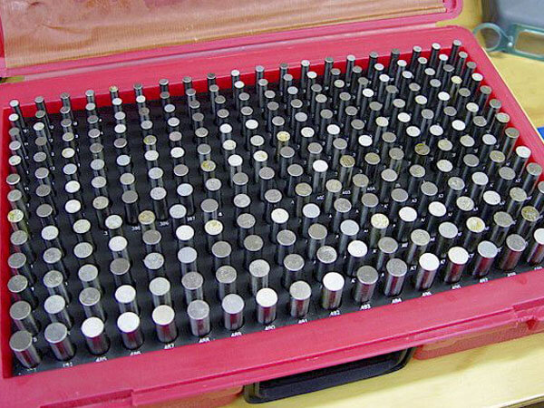 Pin Gage Set 251-500 Minus